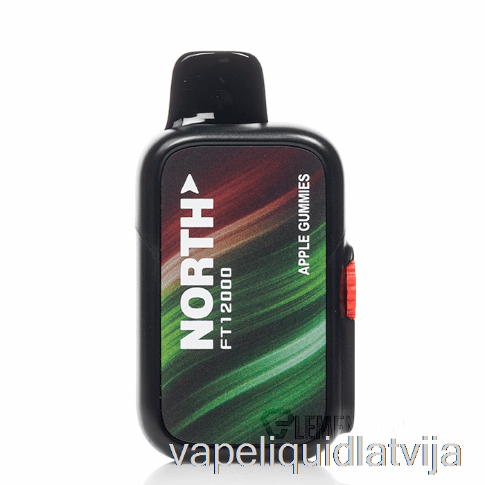 North Ft12000 Vienreizējās Lietošanas Apple Gummies Vape šķidrums